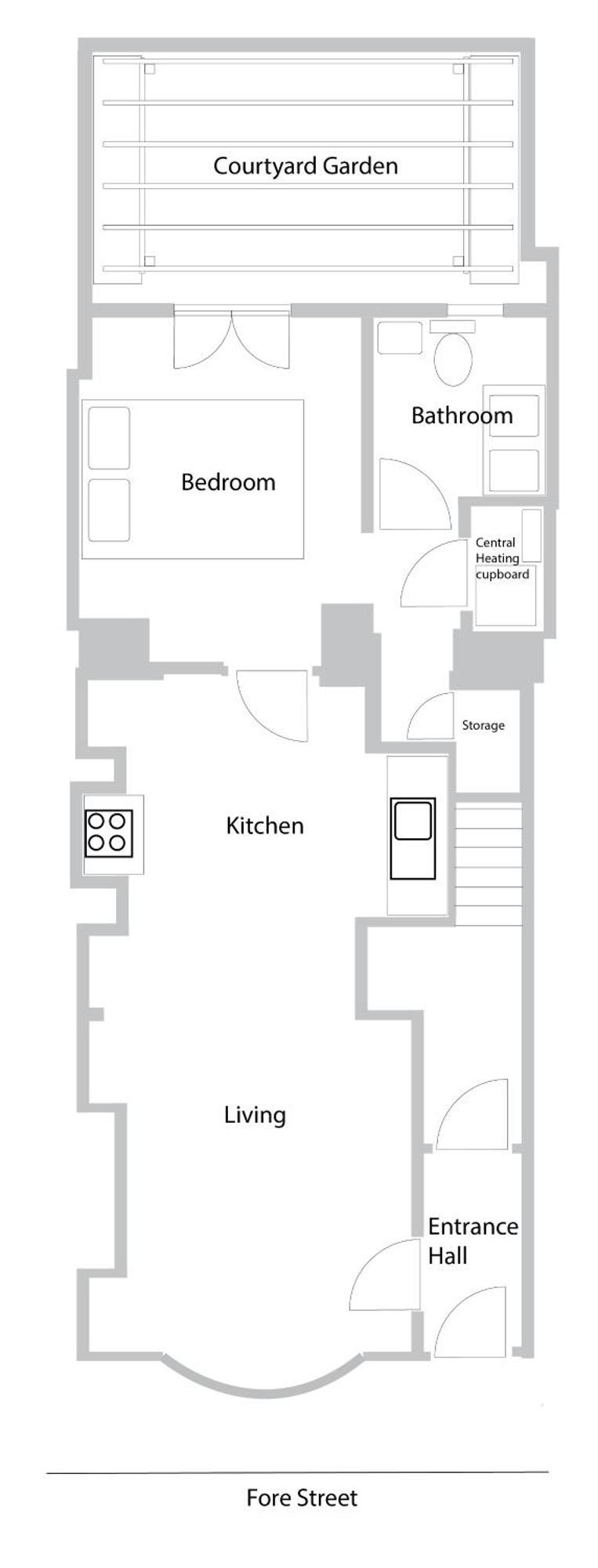 Beautiful Beachside one bedroom apartment Shaldon Extérieur photo